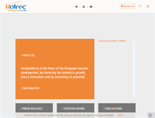 Tablet Screenshot of hotrec.eu